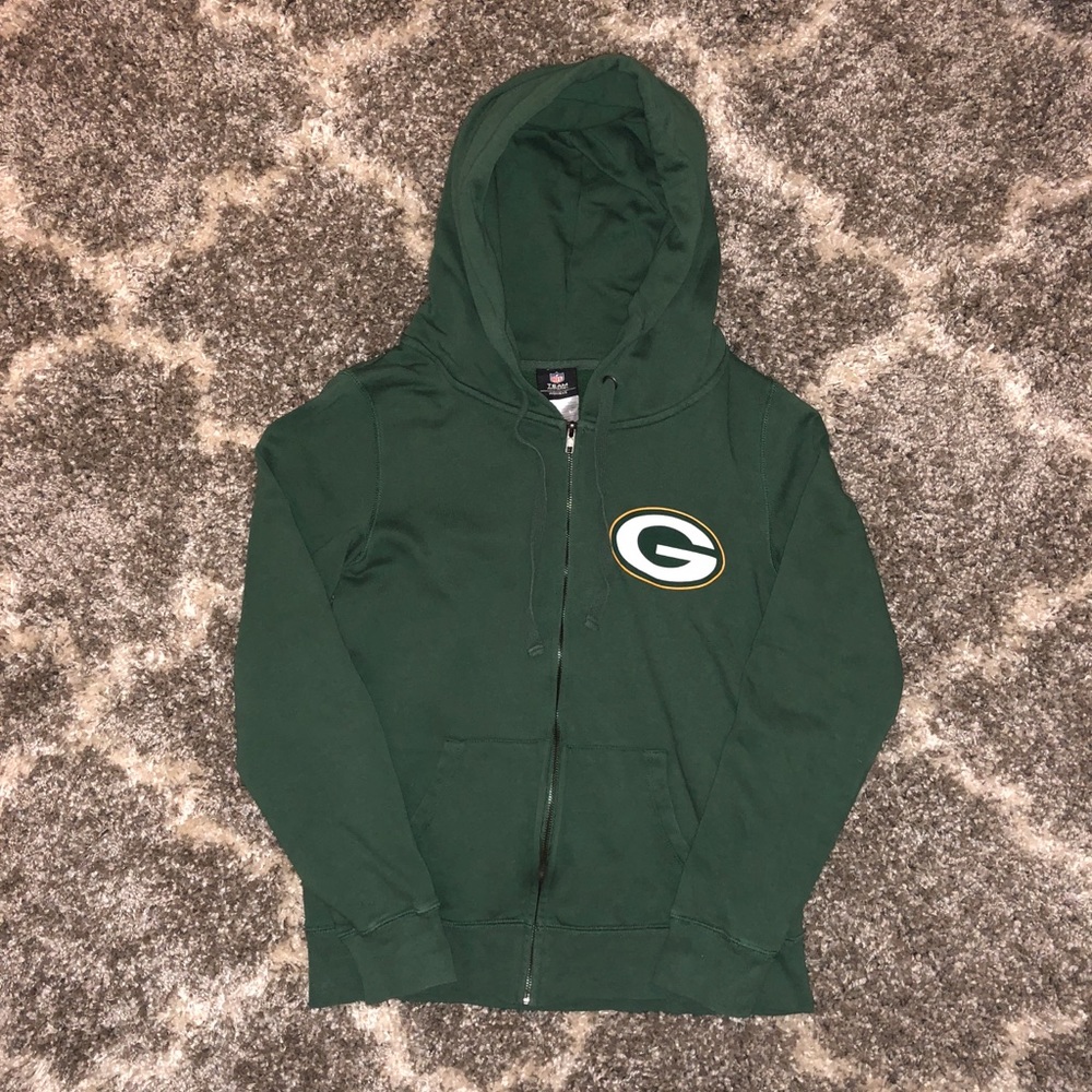 Green Bay Packers Hooded Front-Zip Sweatshirt